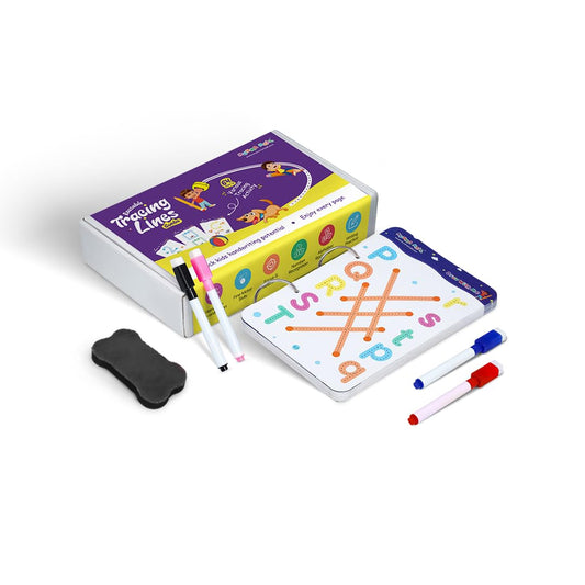 BachpanBox™ Reusable Magic Writing Book With 68 Pages