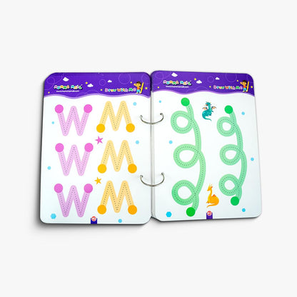 BachpanBox™ Reusable Magic Writing Book With 68 Pages